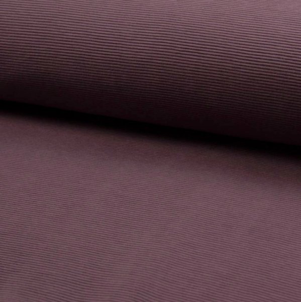 RESTSTÜCK 1,00m !!! - Rib Jersey - Ottoman - mauve
