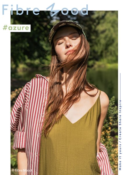 Viskose Warp Crinkel - uni - green - Fibremood No. 34