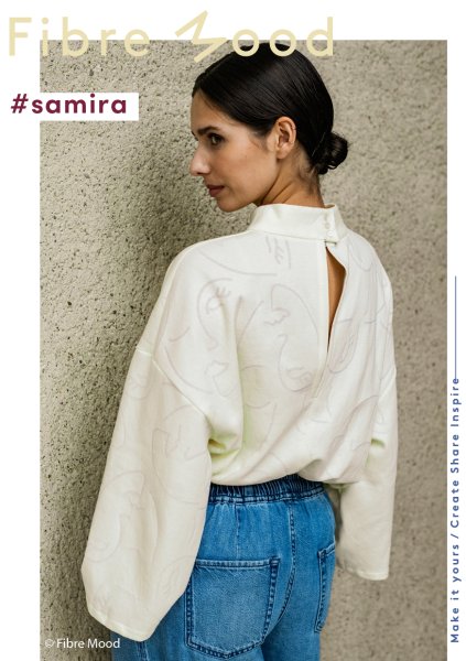 Jacquard - Faces - creme - Fibremood No. 36