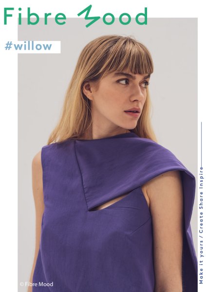 Viskose Twill - uni - violet - Fibremood No. 37