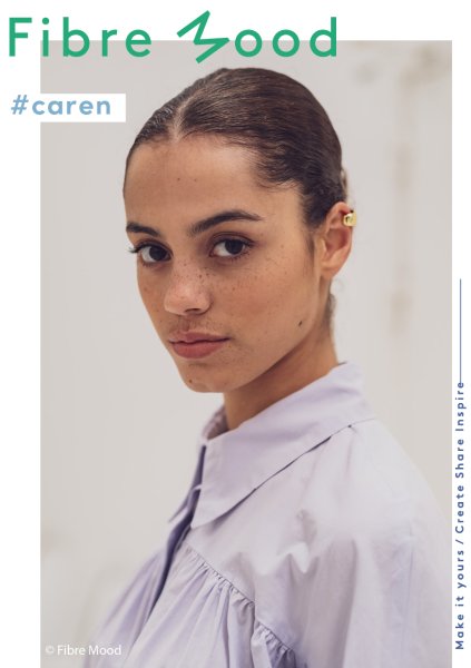 Baumwoll Popeline - paper touch - light lila - Fibremood No. 37