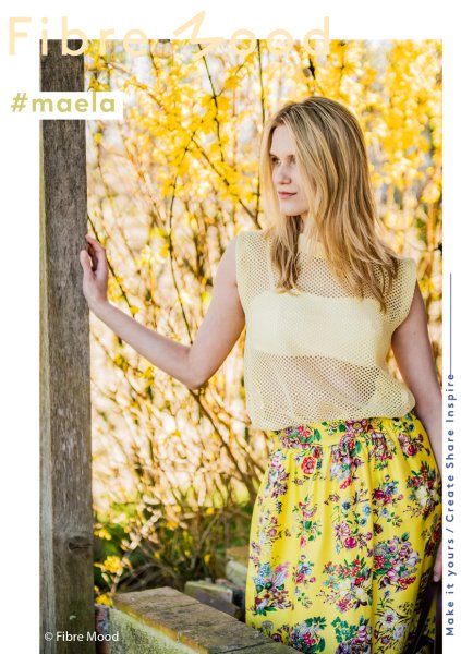 Knit - Fish net - yellow - Fibremood No. 38