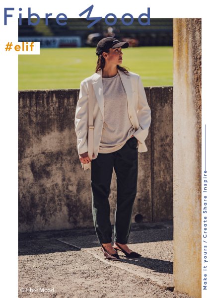 Strickjersey - melange - light grey - Fibremood Spezial No. 4