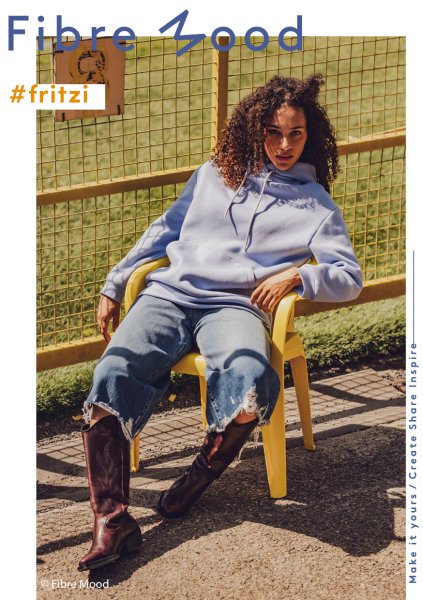 Sweat - recycled heavy jogging - blue - Fibremood Spezial No. 4