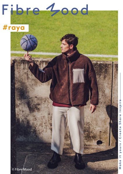 Teddyplüsch - uni - bordeaux - Fibremood Spezial No. 4