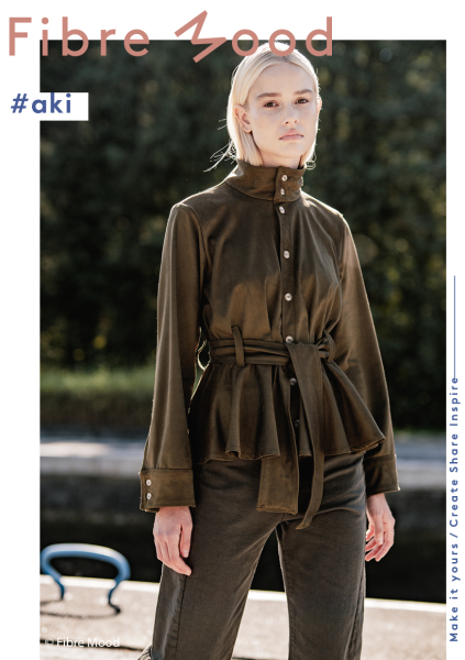 Wildlederimitat - brushed - khaki - Fibremood Special No. 5