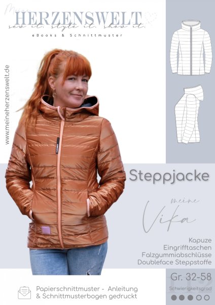 Papierschnittmuster - meine Vika - Damen - Herzenswelt