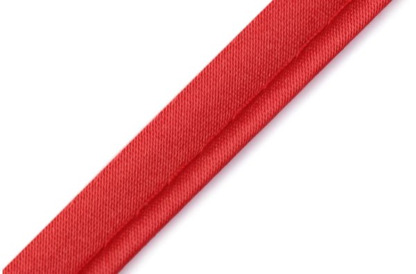 Paspelband unelastisch - Satin - rot - 10 mm