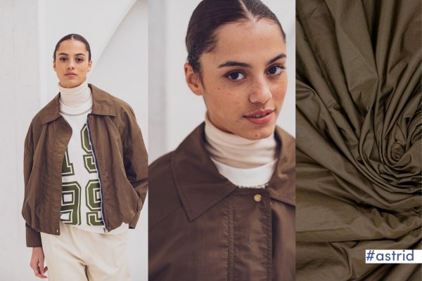 Funktionsstoff - wasserabweisend - brown - Fibremood No. 37