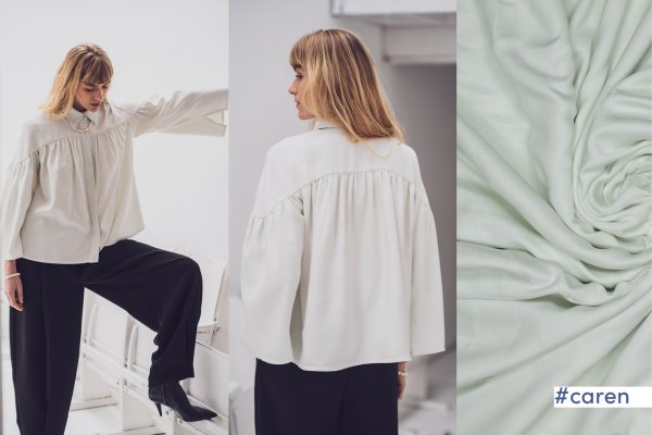 Viskosegemisch - Shiny - light mint - Fibremood No. 37