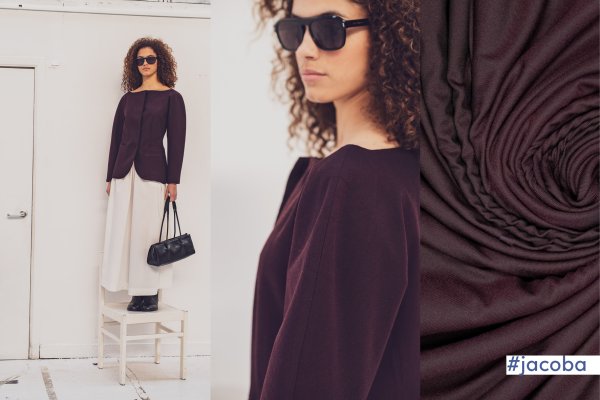 Viskosegemisch - Stretch - bordeaux - Fibremood No. 37