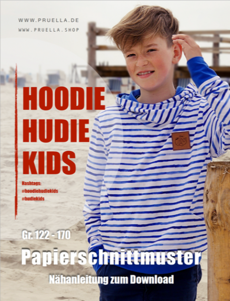 Papierschnittmuster - Hoodie Hudie Kids - Kinder - Prülla