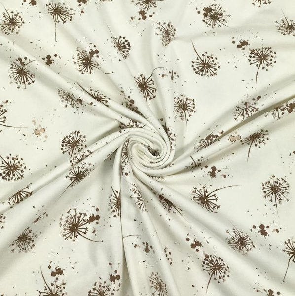 RESTSTÜCK 1,0m !!! - Jersey - Pusteblume - camel
