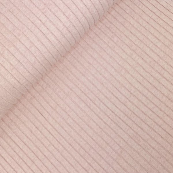 RESTSTÜCK 80cm !!! - Rippstrick - Recycled Rib - salmon meliert