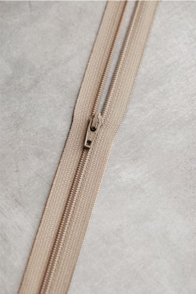 Reißverschluss - Basic Coil - 30cm - warm sand