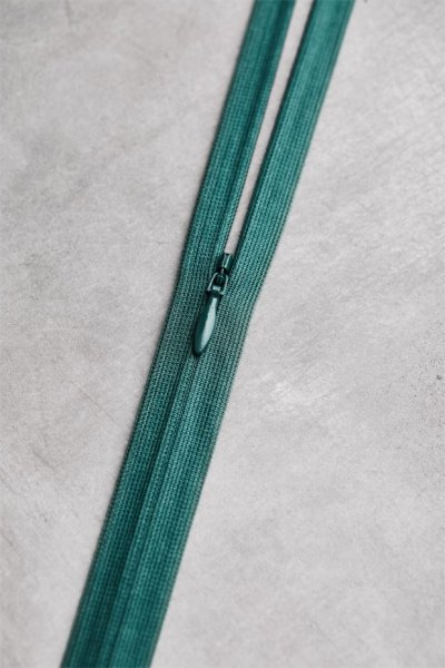 Reißverschluss - nahtverdeckt - 60cm - emerald