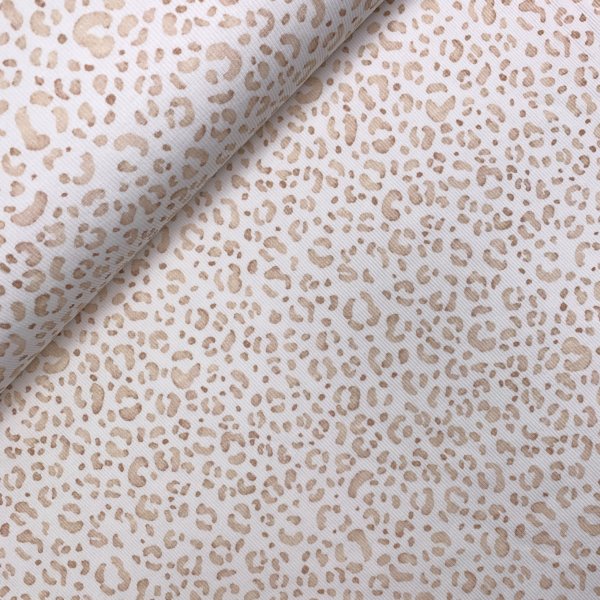 Rib Jersey - Leo - ivory/blush