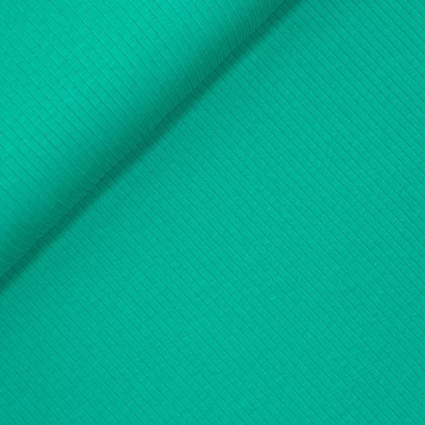 RESTSTÜCK 70cm !!! - Rippenjersey - Mandy - emerald