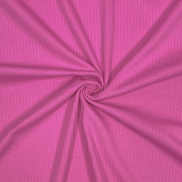 RESTSTÜCK 50cm !!! - Rippenjersey - Mandy - fuchsia
