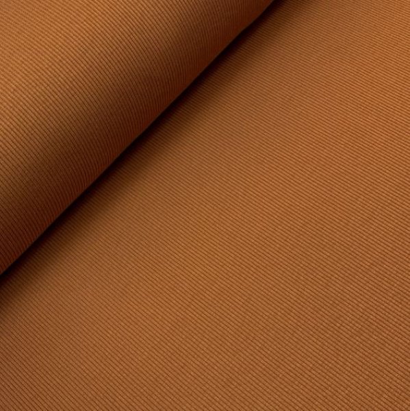 Ripp Jersey - uni - cognac