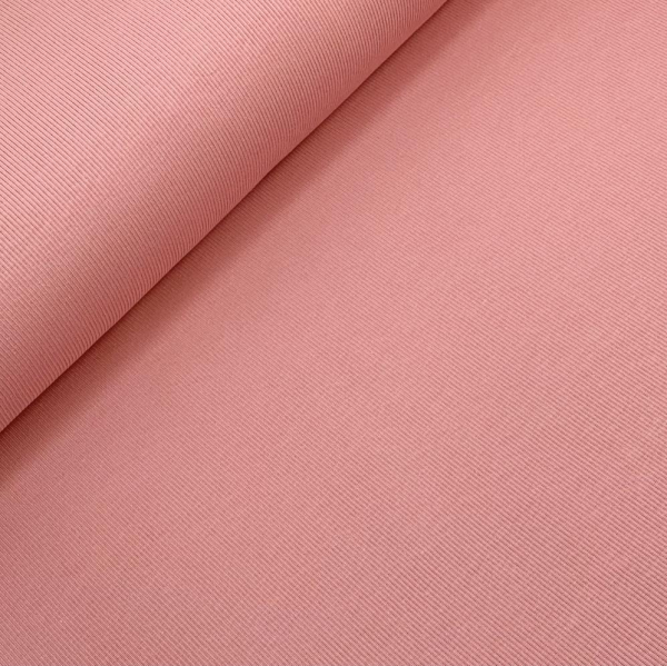 RESTSTÜCK 0,60m !!! - Ribjersey - uni - old rose