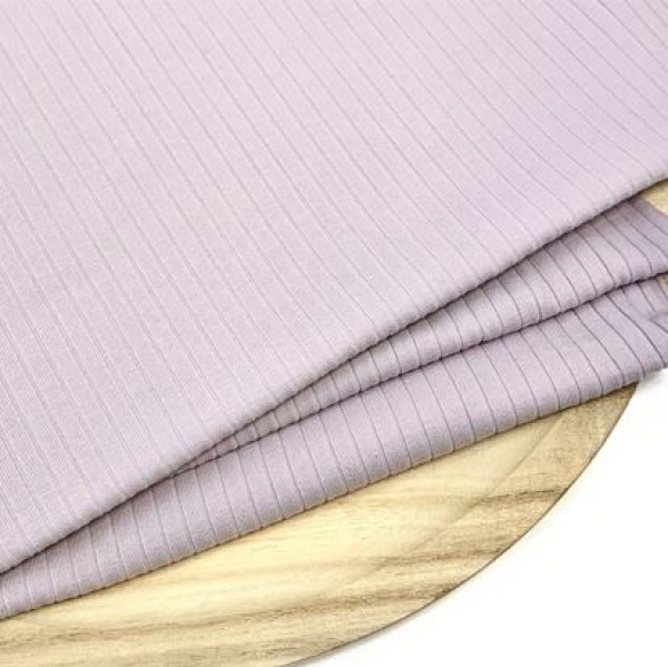 RESTSTÜCK 1,60m !!! - Rippenjersey - uni - soft lila
