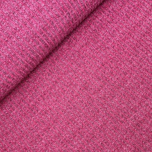 Rippen Strick - melange - pink