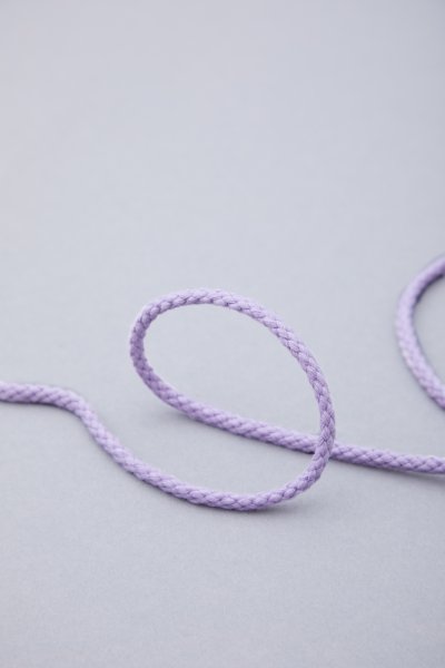 Baumwollkordel - rund - 5mm - lilac - Mind the Maker