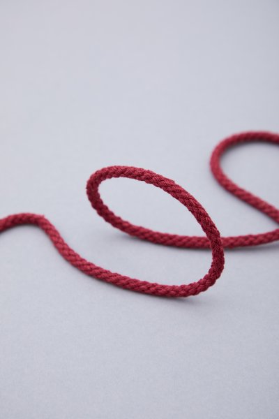 Baumwollkordel - rund - 5mm - red - Mind the Maker