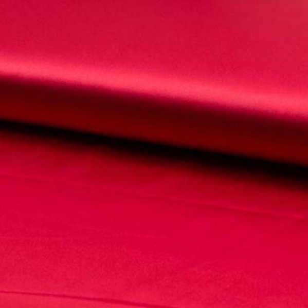Satin - Futterstoff Stretch - red