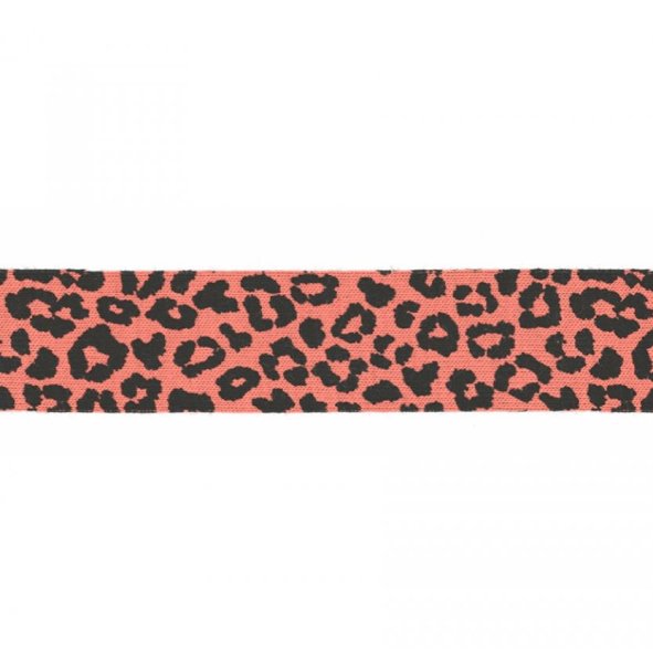 Schrägband - elastisch - Leo - 3m - dark peach