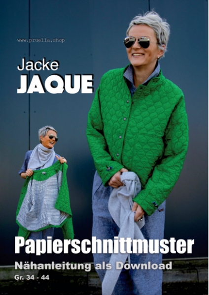 Papierschnittmuster - Jacke Jaque - Damen - Prülla