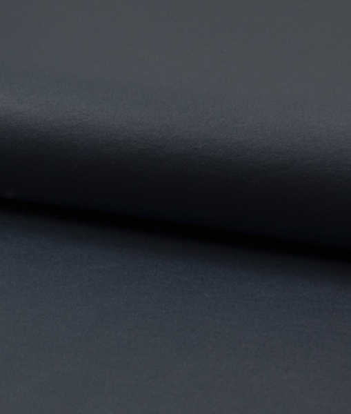 RESTSTÜCK 1,70m !!! - Hosenstoff Kunstleder Stretch - Bianca foil - navy
