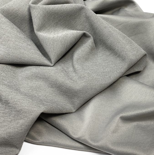 RESTSTÜCK 0,40m !!! - Scuba - Crepe - melange grey