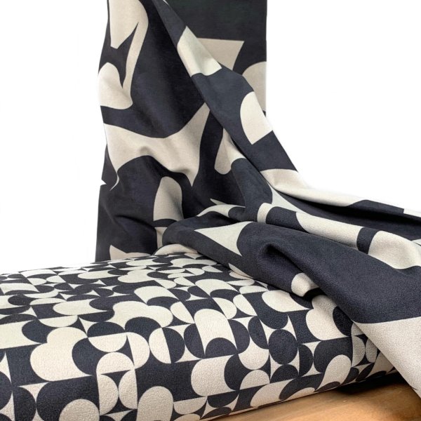 RESTSTÜCK 50cm !!! - Scuba - Nelli - dark grey/sand - Kopie