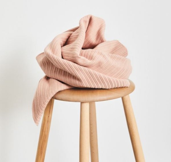 RESTSTÜCK 1,0m !!! - Bio Strick - Selanik - rose - Mind the Maker