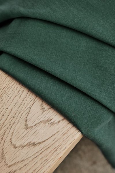 RESTSTÜCK 70cm !!! - Sera Weighty Cotton Blend mit TENCEL™ - deep green - meetMilk