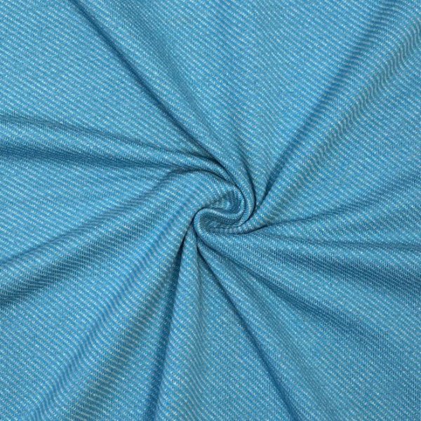 Jacquard Jersey - Serge - Streifen diagonal - grau/blau - Swafing