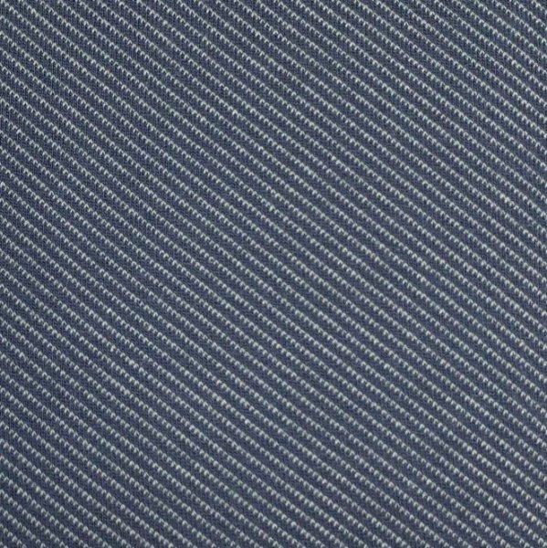 Jacquard Jersey - Serge - Streifen diagonal - grau/dunkelblau - Swafing