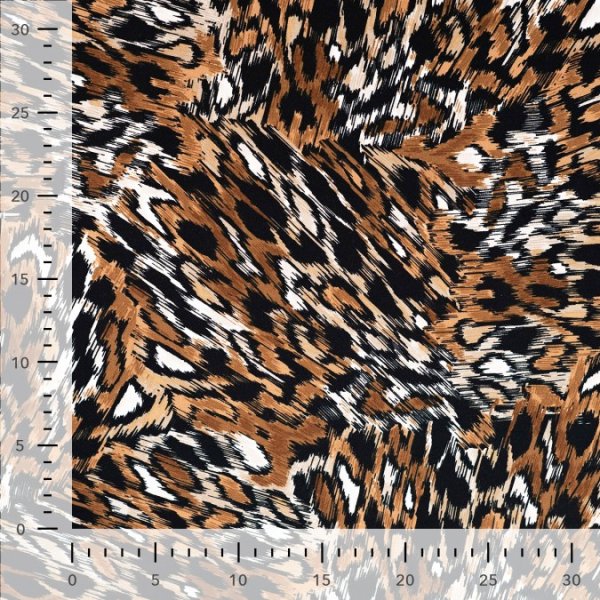 Viskose Twill - Shari Leo - sand/black