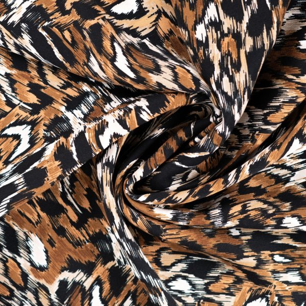 Viskose Twill - Shari Leo - sand/black