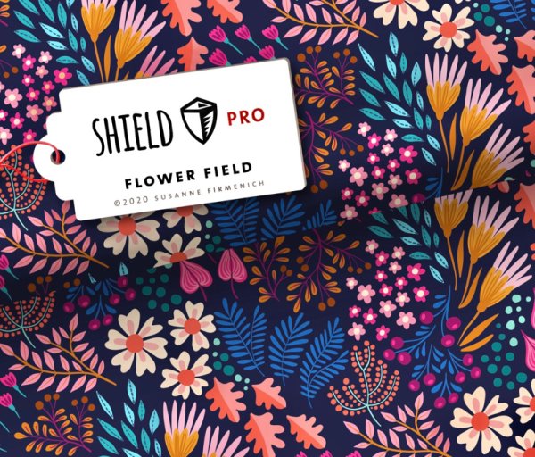 SHIELD Jersey - Col.6 - Flower Field - antimikrobiell - Albstoffe - Hamburger Liebe