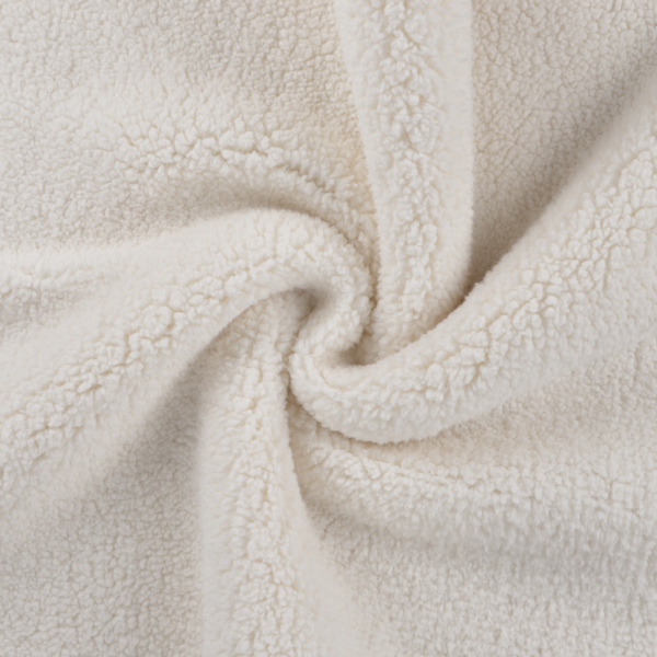 RESTSTÜCK 0,80m !!! - Soft Curly Plüsch - Fedi - off white