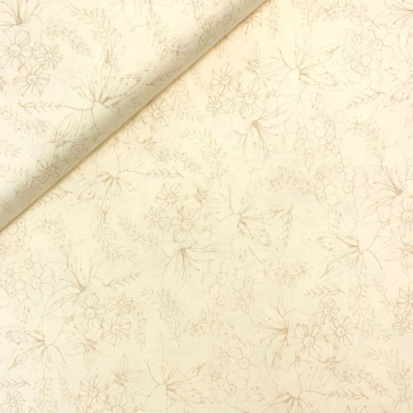 Baumwolle - Natural Bouquet - Soften the Volume - Art Gallery Fabrics