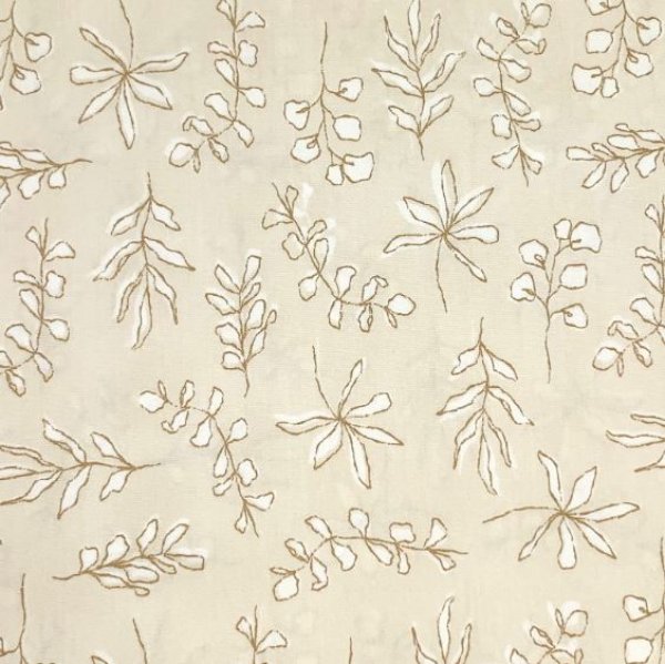 Baumwolle - Sunbleached Leaves - Soften the Volume - Art Gallery Fabrics