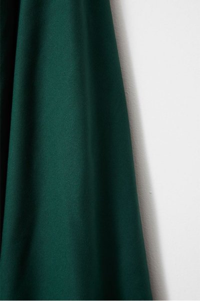 RESTSTÜCK 1,40m !!! - Viskose Crepe mit LENZING™ ECOVERO™ Fasern - Leia - bottle green - mind the Maker