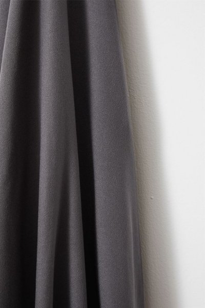 Viskose Crepe mit LENZING™ ECOVERO™ Fasern - Leia - calm grey - mind the Maker