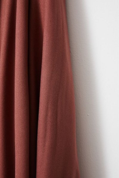 Viskose Crepe mit LENZING™ ECOVERO™ Fasern - Leia - rosewood - mind the Maker