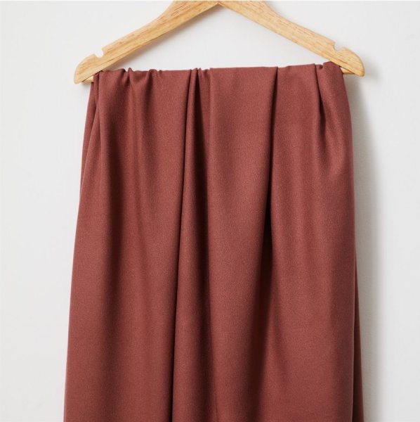 Viskose Crepe mit LENZING™ ECOVERO™ Fasern - Leia - rosewood - mind the Maker