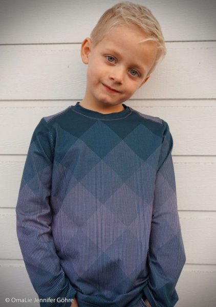 Jersey Panel - Square Dance Kombi - petrol - Thorsten Berger - Swafing